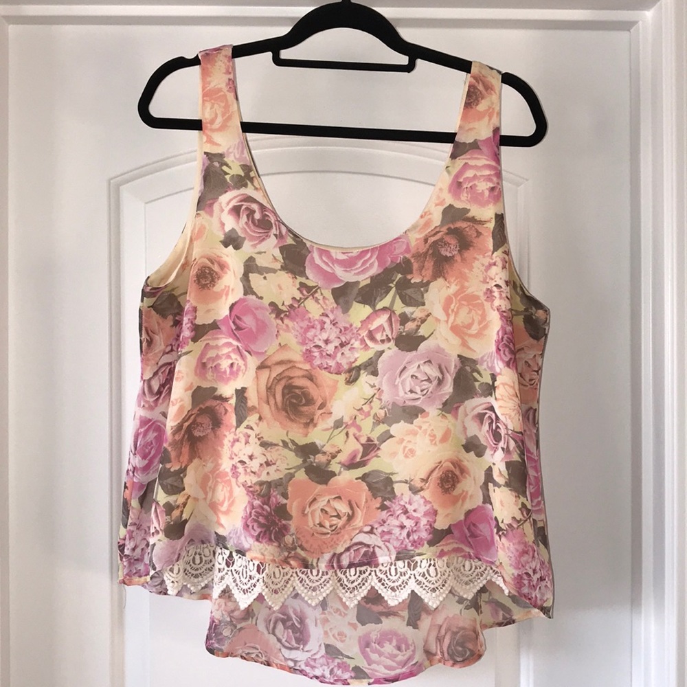 Floral Lace Top